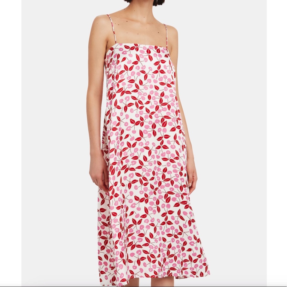 Pink/Red Cherry Slip Dress NWT